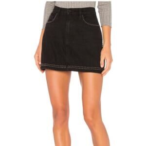 Frame Denim Le Studded Mini Skirt in Knightdale
